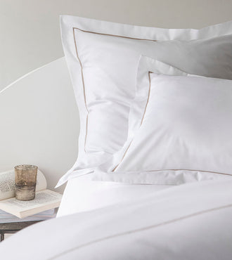 Housse de couette satin bourdon Bourdon greige