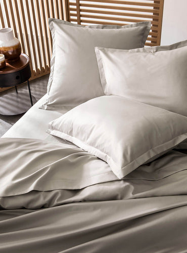 Drap housse satin Blanc pur