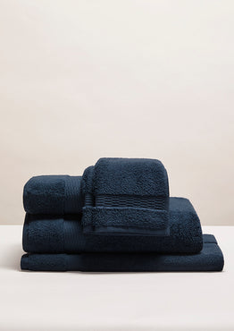 Serviette de toilette Bleu marine