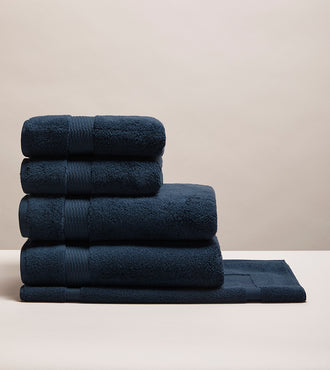 Ensemble de bain uni Bleu marine