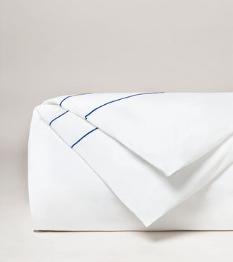 Housse de couette satin bourdon Bourdon bleu