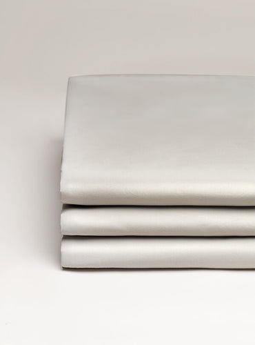 Drap housse satin Blanc pur