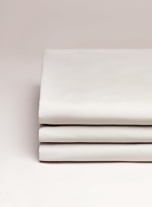 Drap housse percale bonnet 40 cm Greige