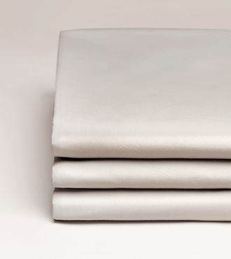 Drap plat satin uni Greige