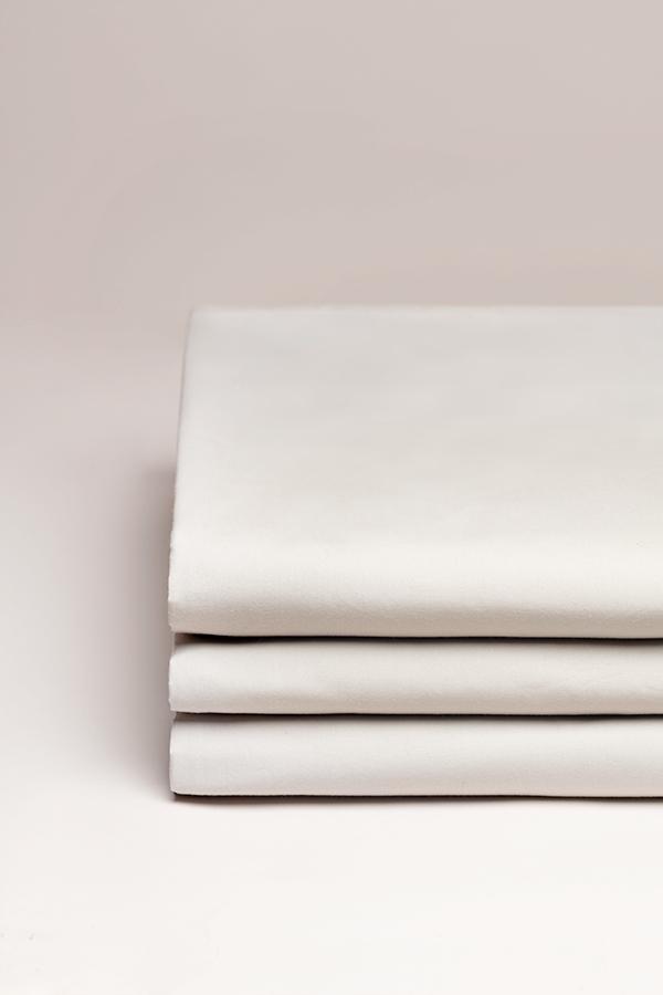 Drap plat percale uni Greige