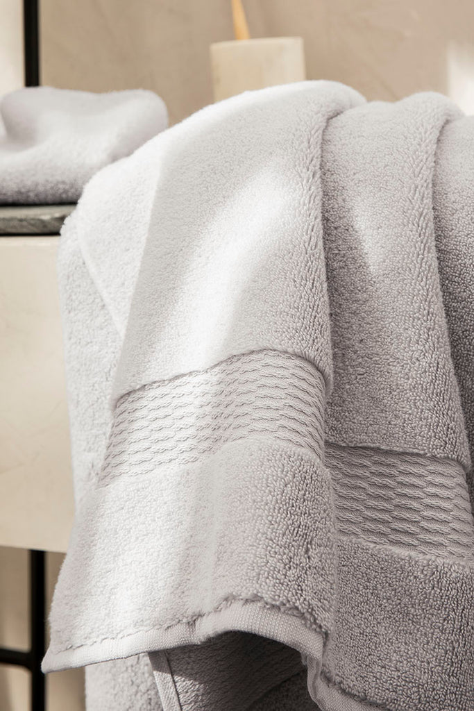 Drap de bain Gris galet