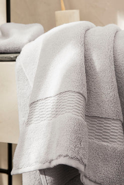 Drap de bain Gris galet
