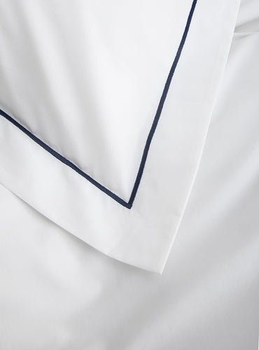 Set de 2 taies d'oreillers bourdon percale Bourdon bleu