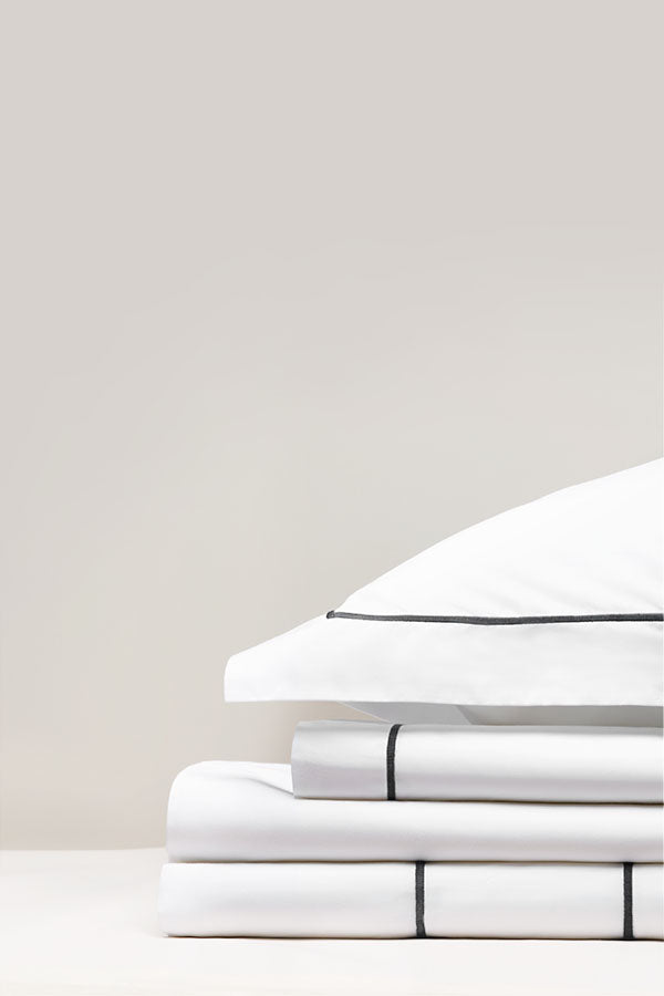 Parure de lit percale bourdon Bourdon noir