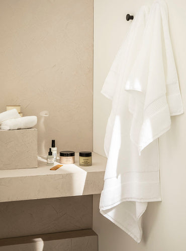 Drap de bain Blanc pur