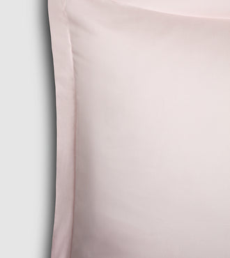 Set de 2 taies d'oreillers satin Rose poudre