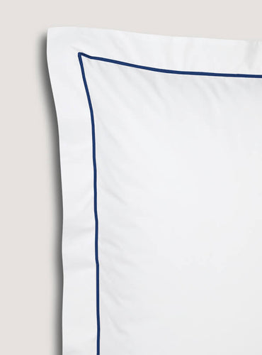 Set de 2 taies d'oreillers bourdon percale Bourdon bleu