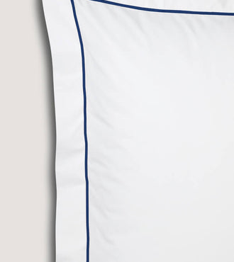 Set de 2 taies d'oreillers bourdon satin Bourdon bleu