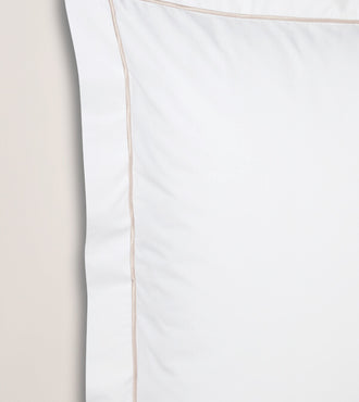 Set de 2 taies d'oreillers bourdon satin Bourdon greige