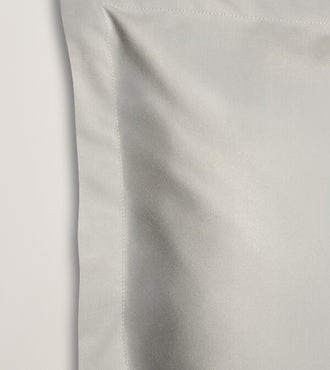 Set de 2 taies d'oreillers satin Greige