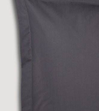 Set de 2 taies d'oreillers satin Graphite