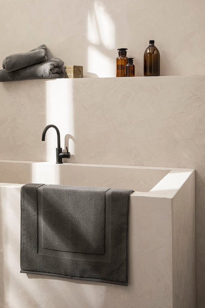 Tapis de bain Gris ardoise