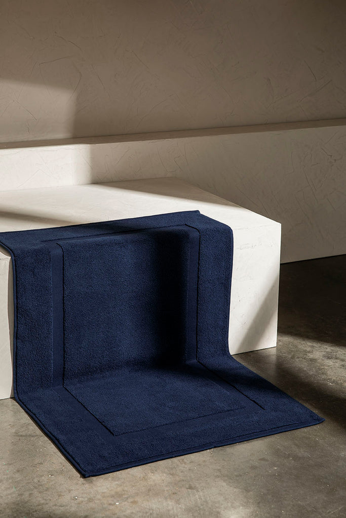 Tapis de bain Bleu marine